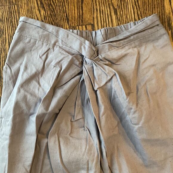 NWT Free People Small Long Wide Pant Elastic Wrap Waist Pockets - Picture 2 of 6
